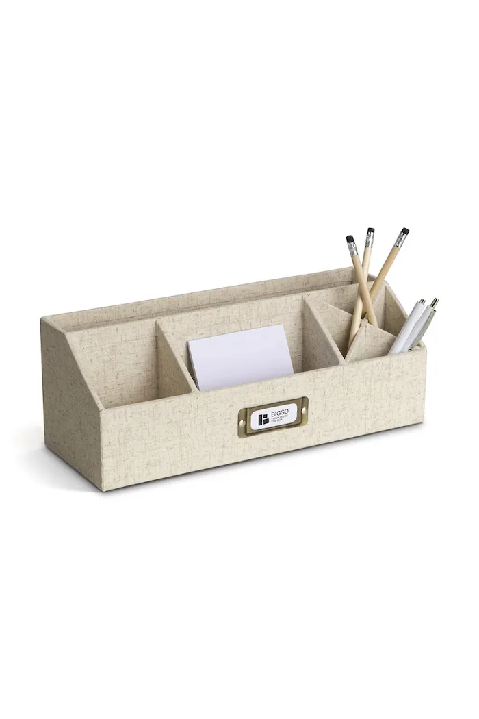 Bigso Box of Sweden Органайзер за бюро Elisa 33 x 125 x 125 cm в бежово 2751N6068-99
