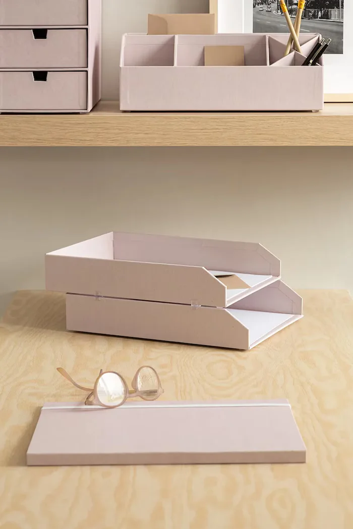 Bigso Box of Sweden Органайзер за документи (2 броя) в розово