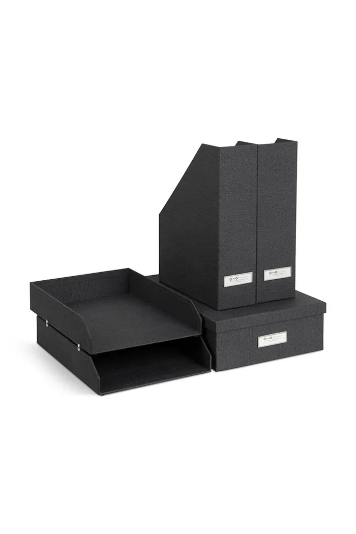 Bigso Box of Sweden Органайзер за документи (5 броя) в черно