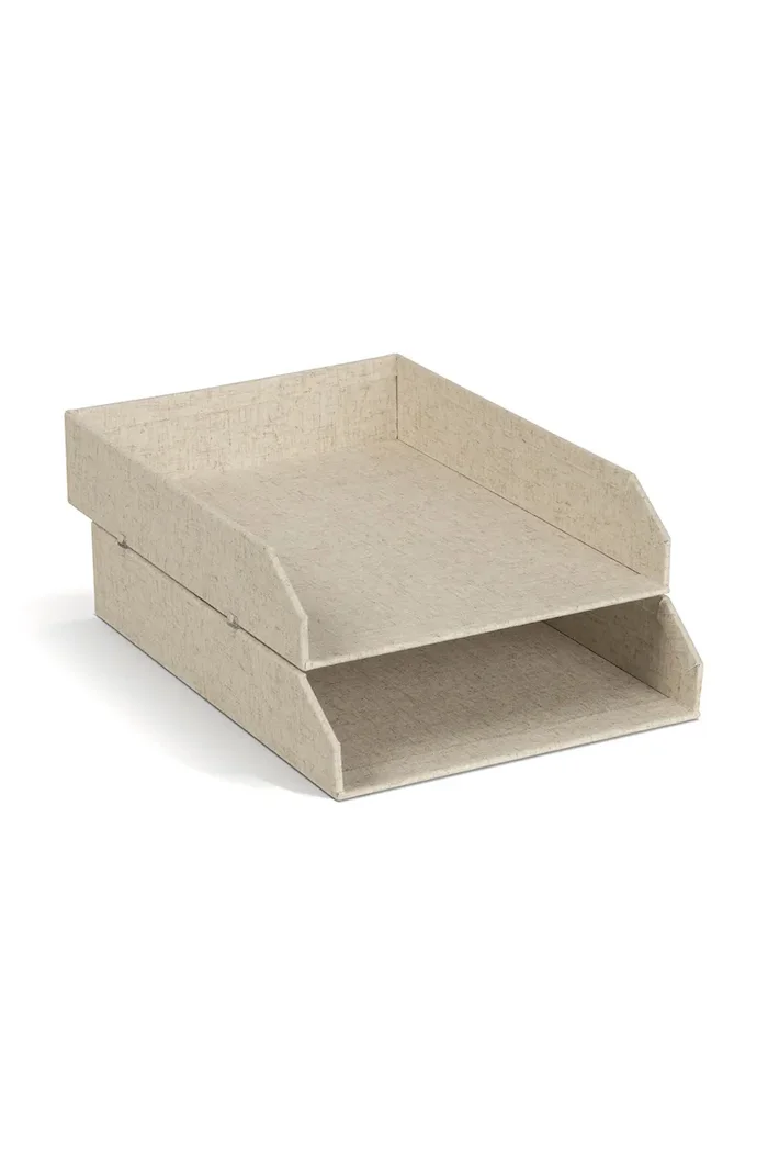 Bigso Box of Sweden Органайзер за документи Hakan 23 x 31 x 6 cm (2 броя) в бежово 7892N6001-99