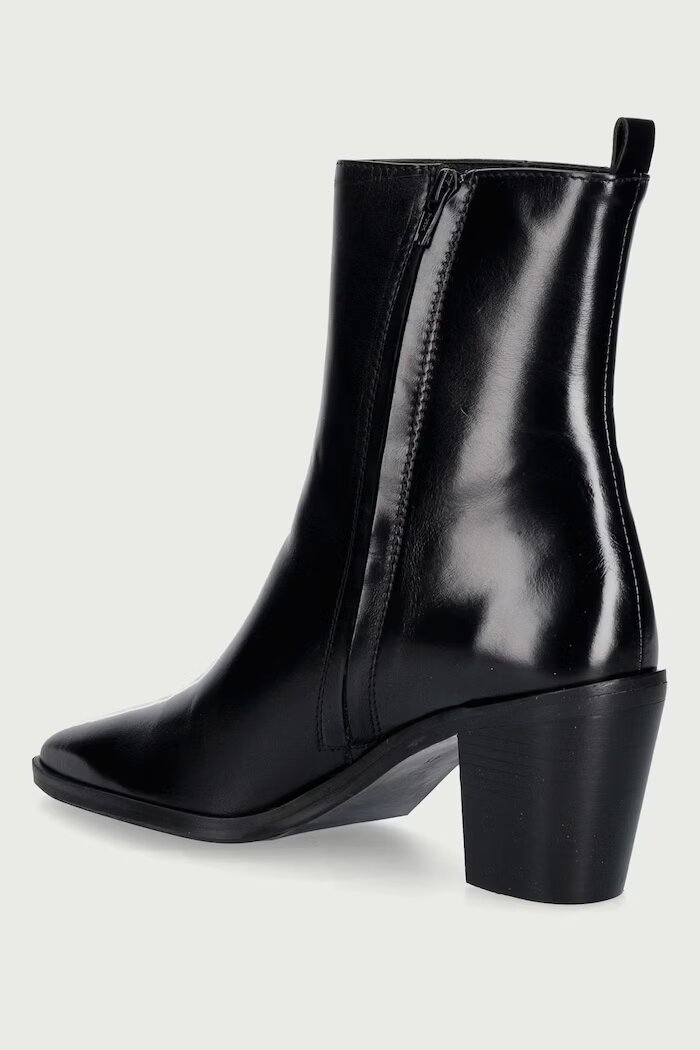 Billi Bi боти дамски от кожа Black calf 80 черни B1295
