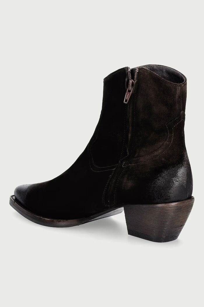Billi Bi боти дамски от велур T.moro delisoius suede 556 кафяви A14745
