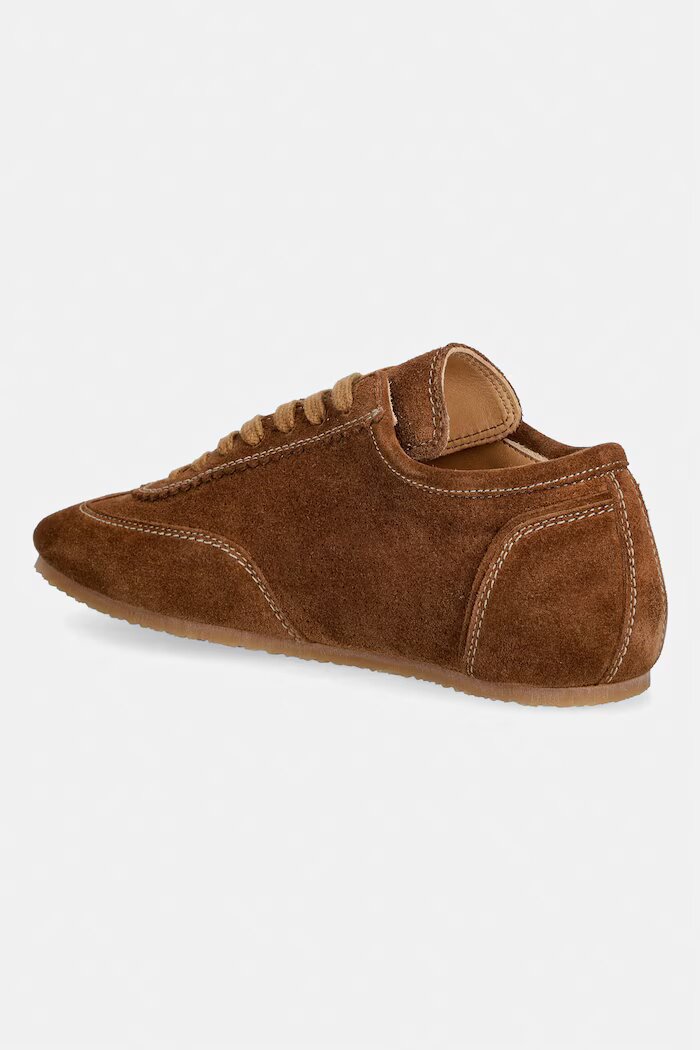 Billi Bi Cognac suede маратонки дамски от велур кафяви A8575 055