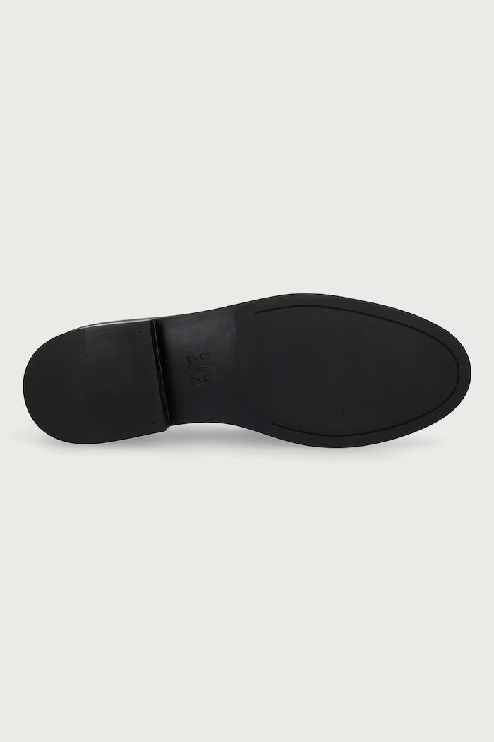 Billi Bi мокасини дамски от кожа Black Athene 770 черни B1349