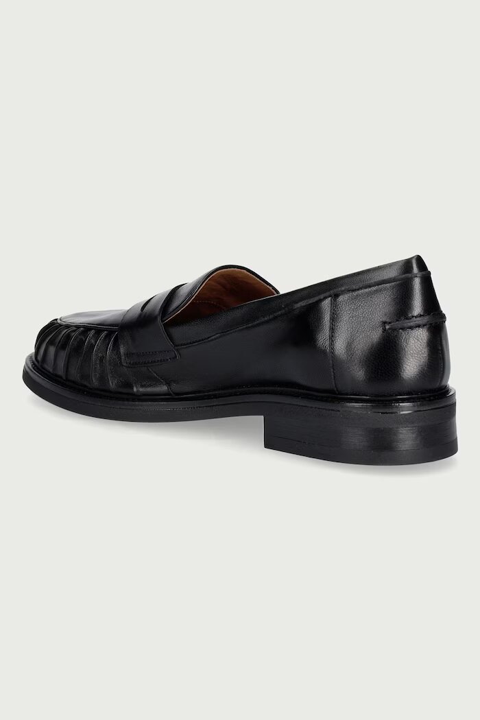 Billi Bi мокасини дамски от кожа Black nappa 70 черни B1349