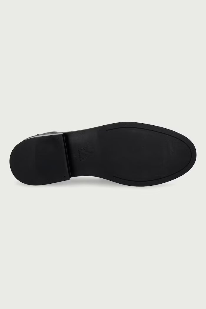 Billi Bi мокасини дамски от кожа Black nappa 70 черни B1349