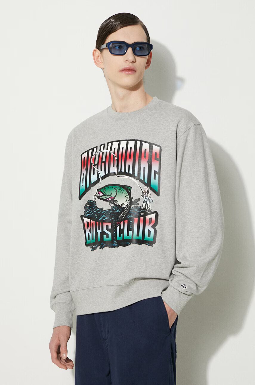 Billionaire Boys Club Памучен суичър Big Catch Crewneck