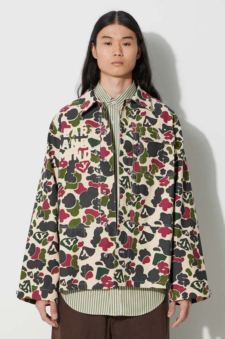 Billionaire Boys Club Памучна риза Duck Camo