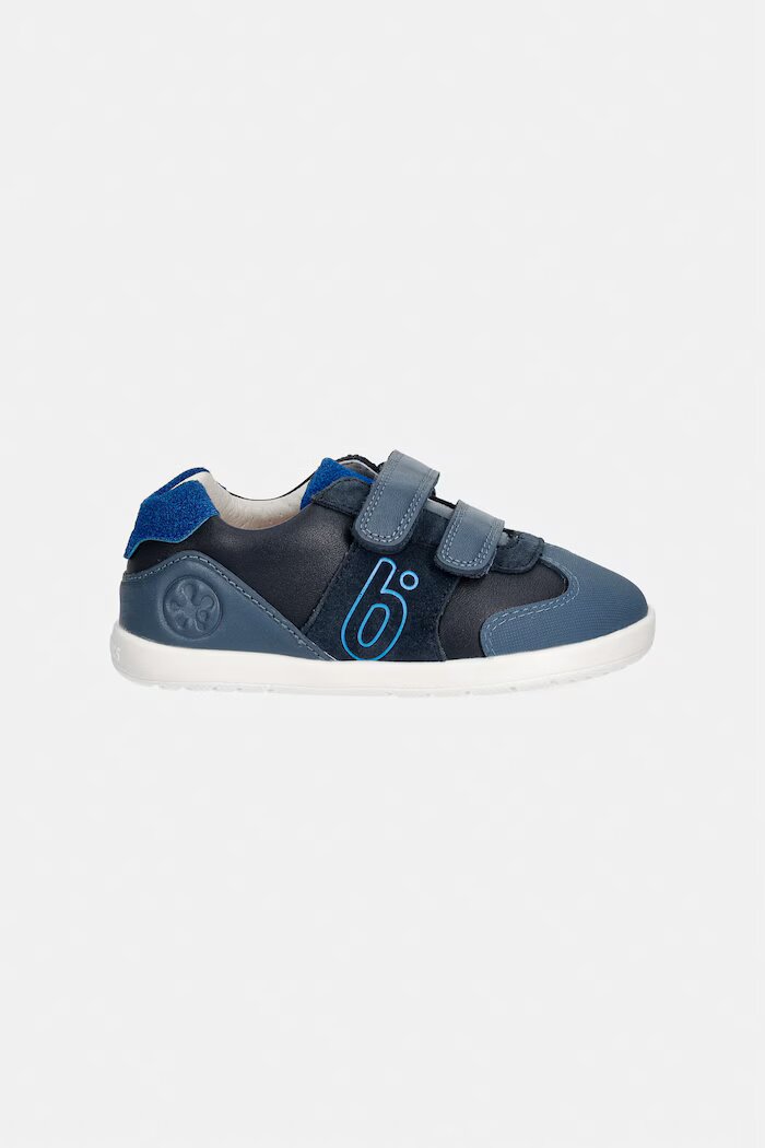 Biomecanics маратонки за деца от кожа тъмносини 261165