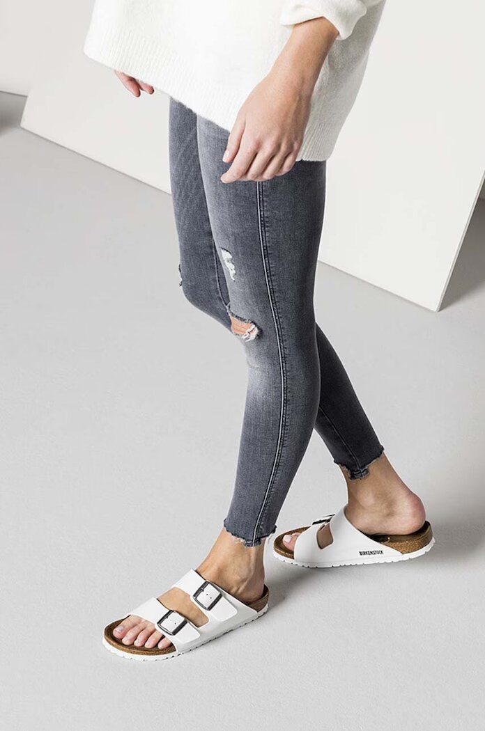 Birkenstock Чехли Arizona BF в бяло 552683