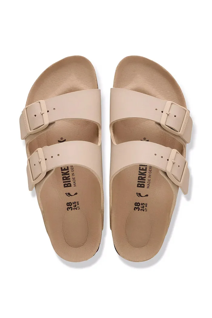 Birkenstock чехли Arizona Birko-Flor бежови 1031486