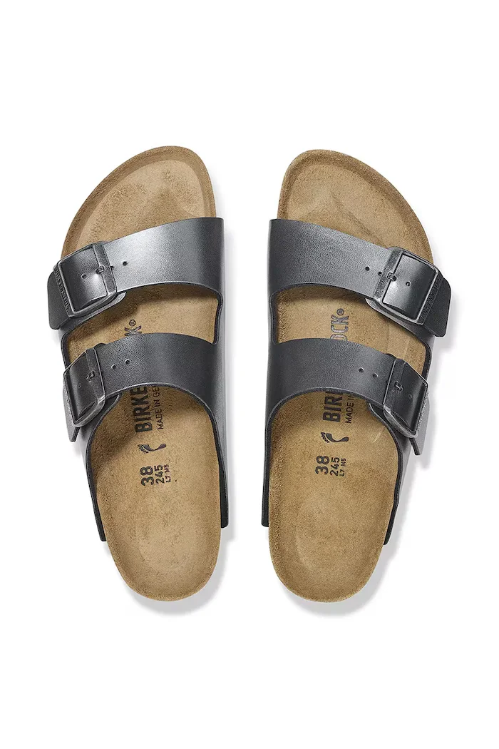 Birkenstock Чехли Arizona Metallic в черно 1029224