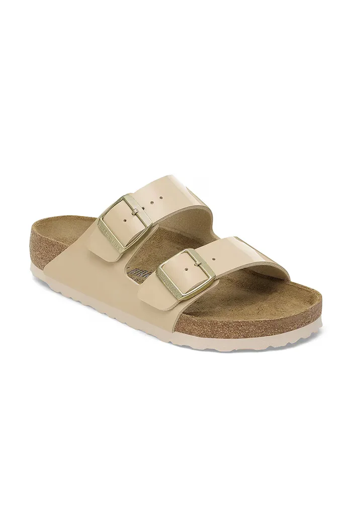 Birkenstock Чехли Arizona Patent в бежово 1013069