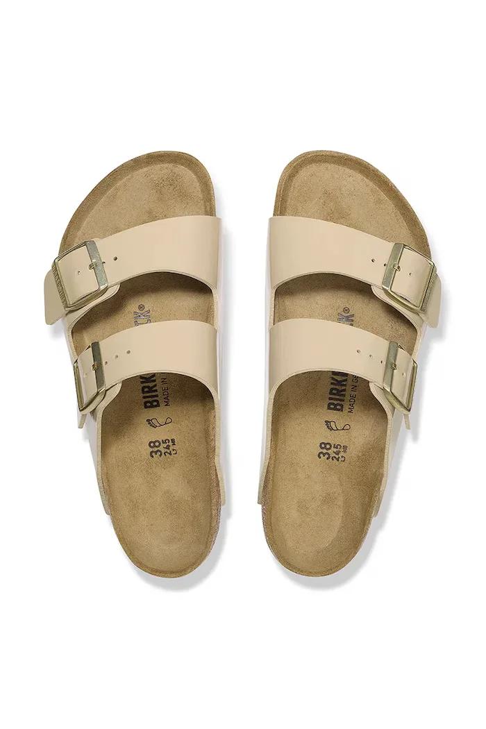 Birkenstock Чехли Arizona Patent в бежово 1013069