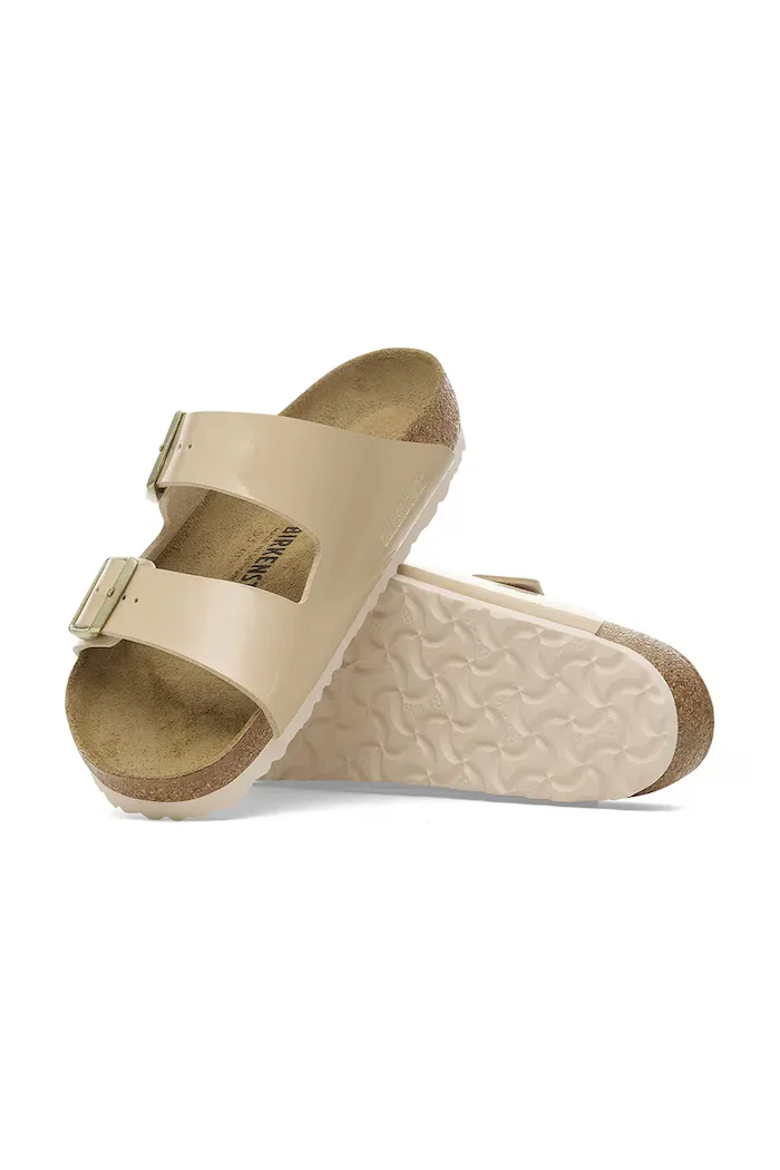 Birkenstock Чехли Arizona Patent в бежово 1013069