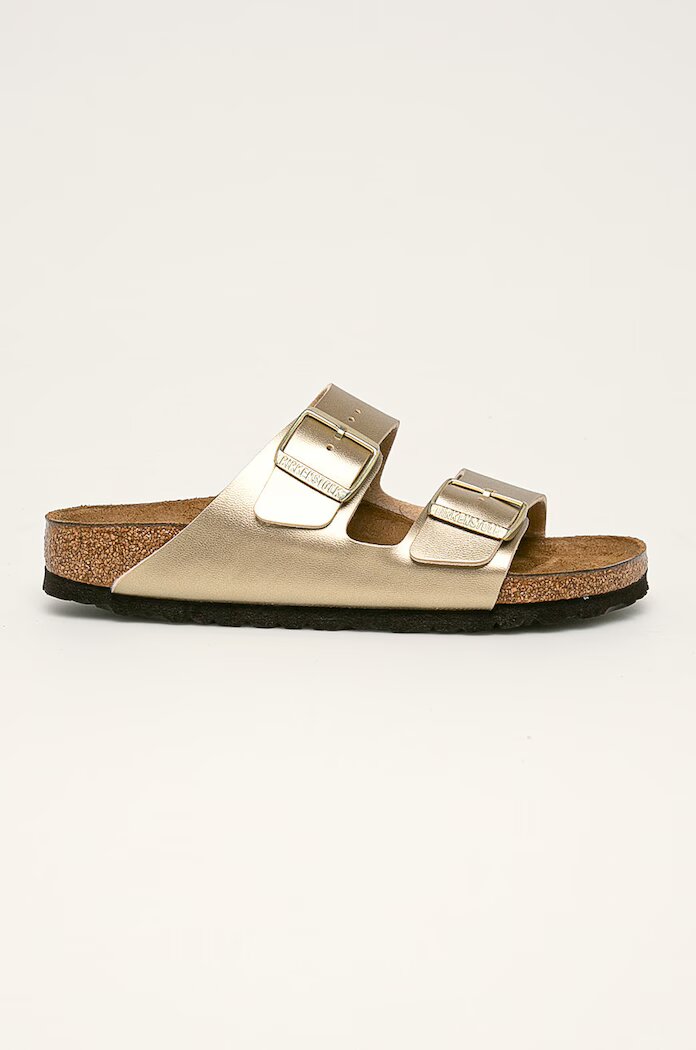 Birkenstock Чехли Arizona в златисто 1016111