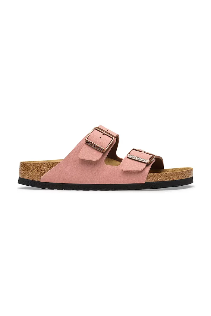 Birkenstock чехли дамски Arizona Birkibuc розови 1033009