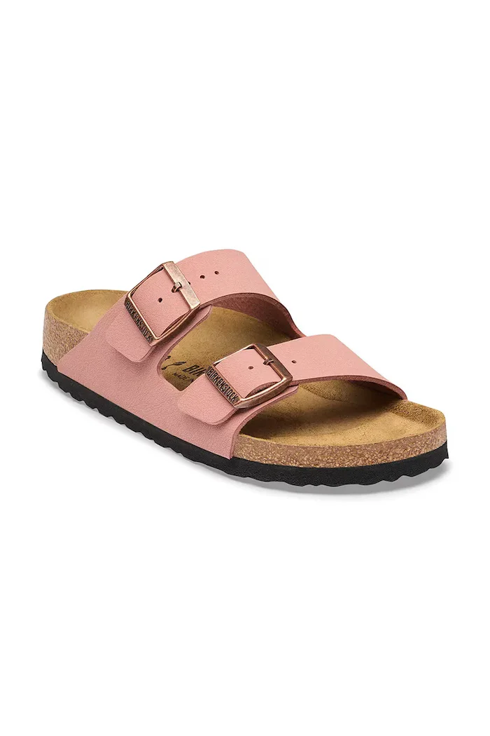 Birkenstock чехли дамски Arizona Birkibuc розови 1033009