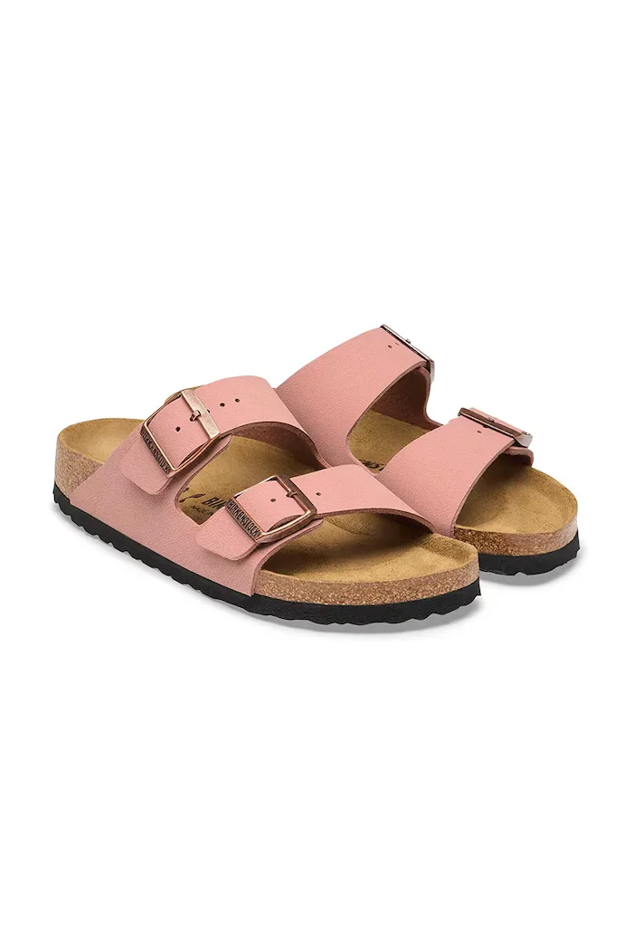 Birkenstock чехли дамски Arizona Birkibuc розови 1033009