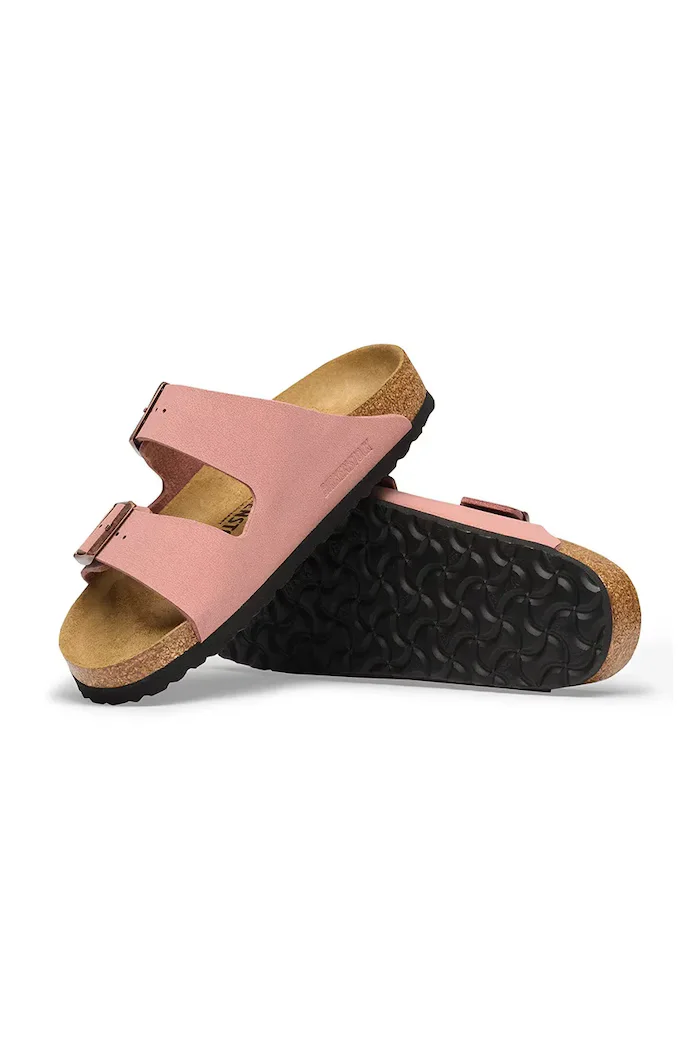 Birkenstock чехли дамски Arizona Birkibuc розови 1033009