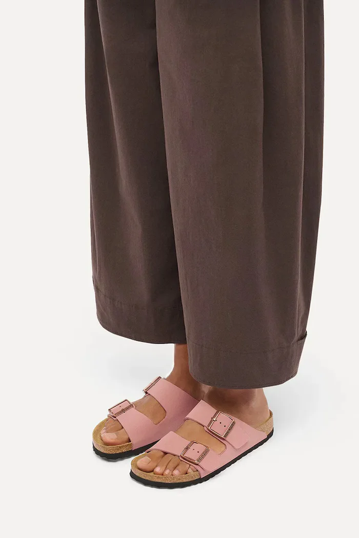Birkenstock чехли дамски Arizona Birkibuc розови 1033009