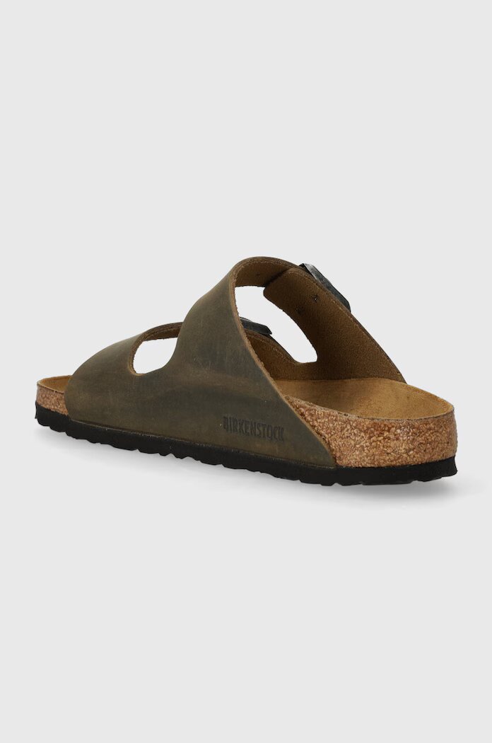 Birkenstock Чехли от набук Arizona в зелено 1027039
