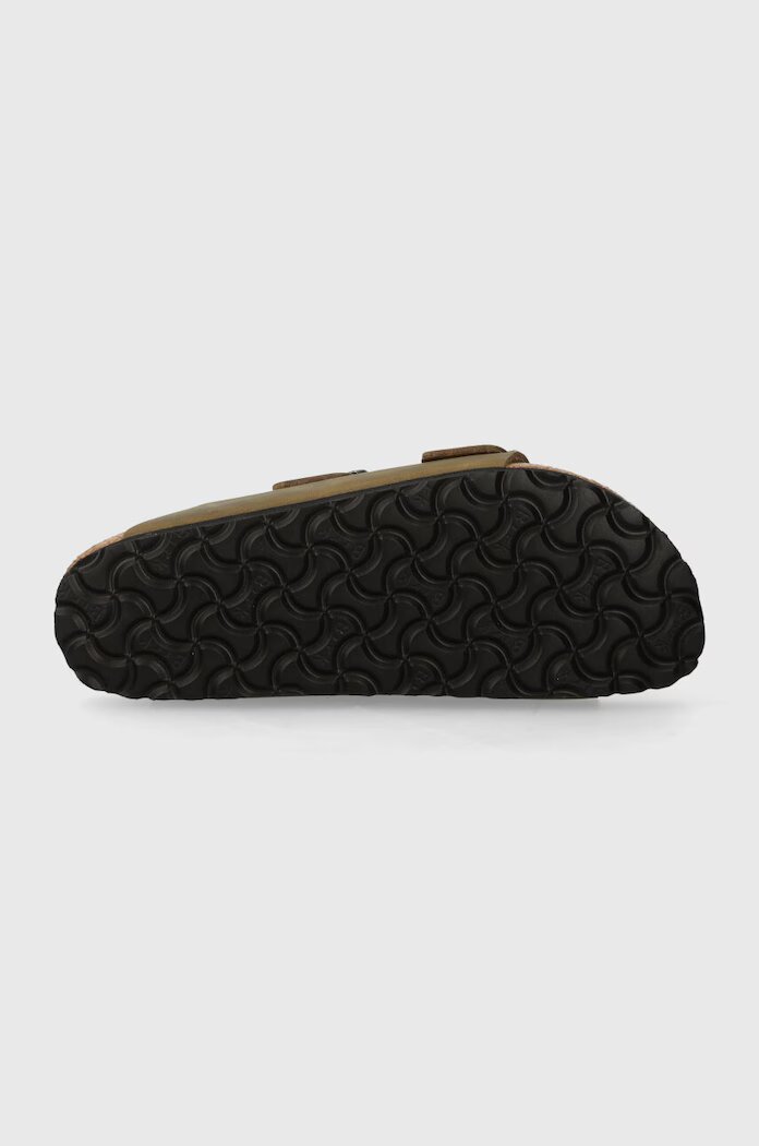 Birkenstock Чехли от набук Arizona в зелено 1027039