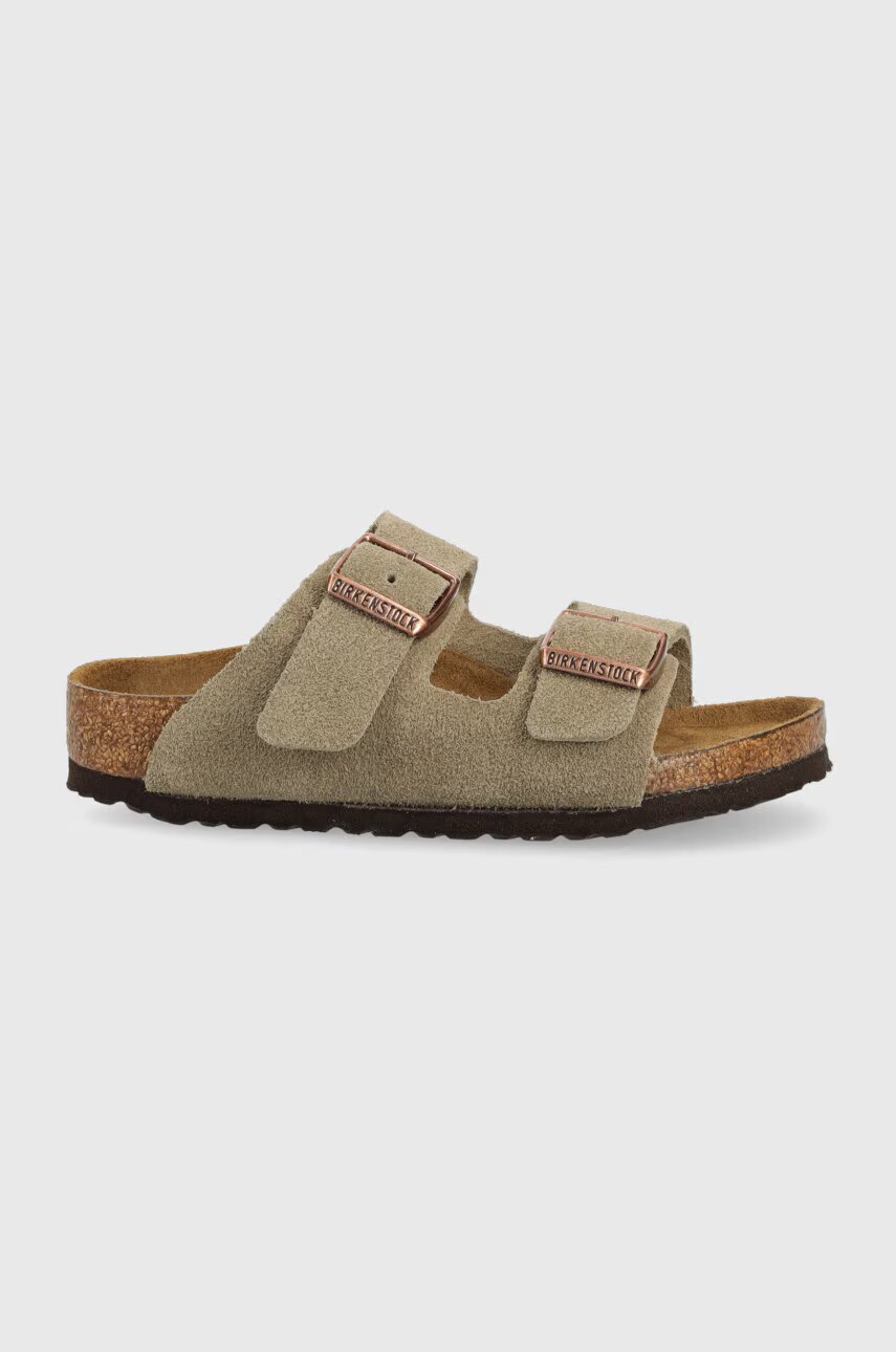 Birkenstock Детски велурени чехли