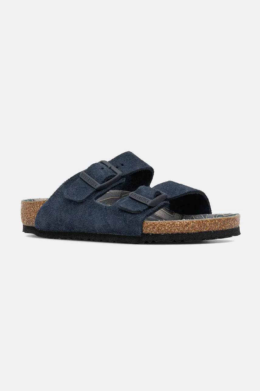 Birkenstock Детски велурени чехли Arizona