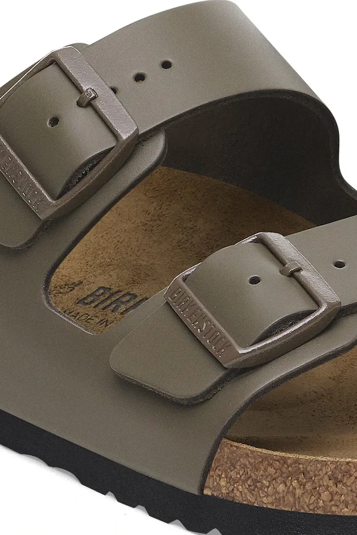 Birkenstock Кожени чехли Arizona в зелено 1029155