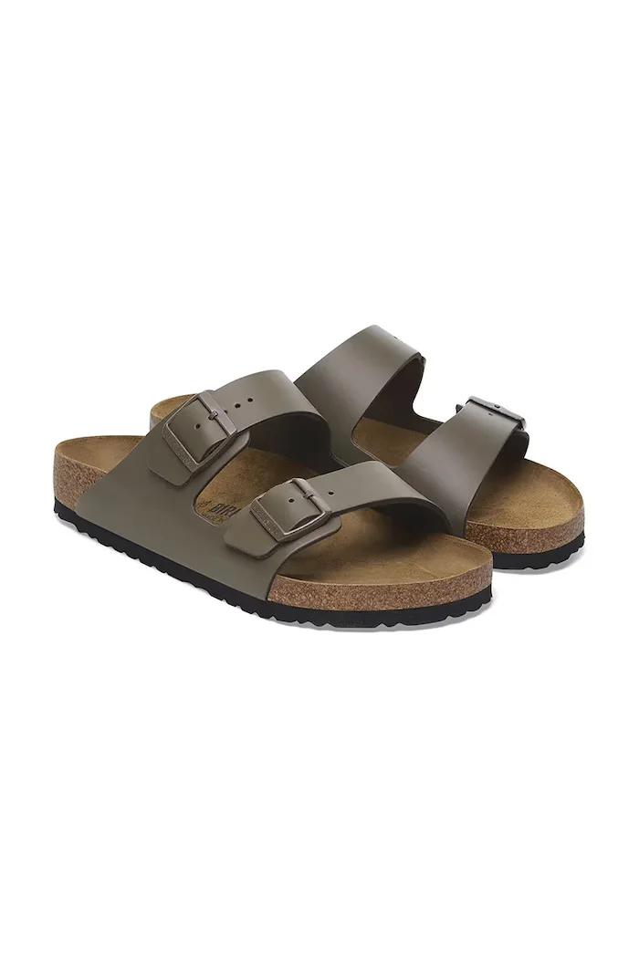 Birkenstock Кожени чехли Arizona в зелено 1029155