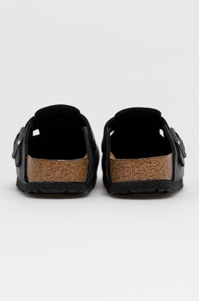 Birkenstock Кожени чехли Boston в черно 59463