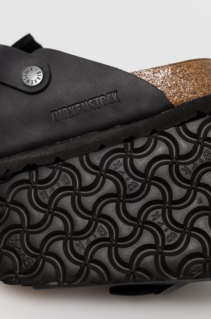 Birkenstock Кожени чехли Boston в черно 59463