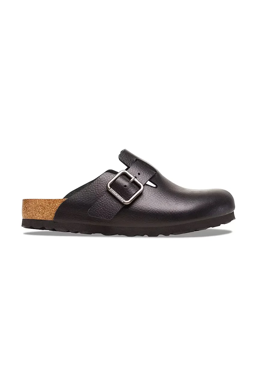 Birkenstock Кожени чехли Boston Vintage Wood Wire Buckle