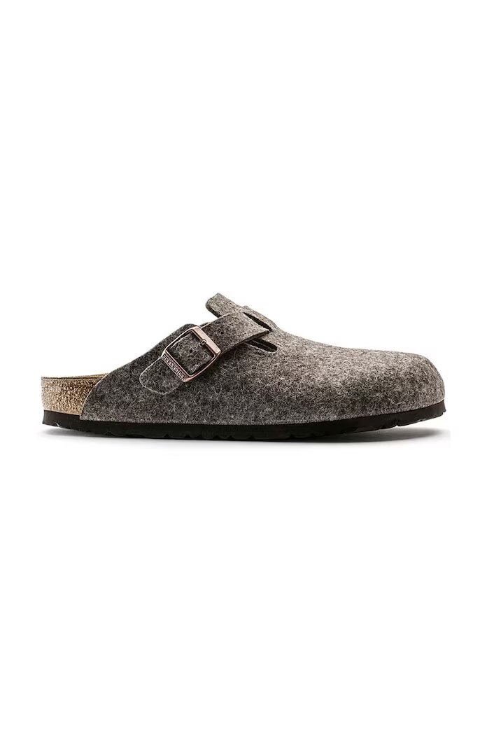 Birkenstock Пантофи Boston в сиво 160581