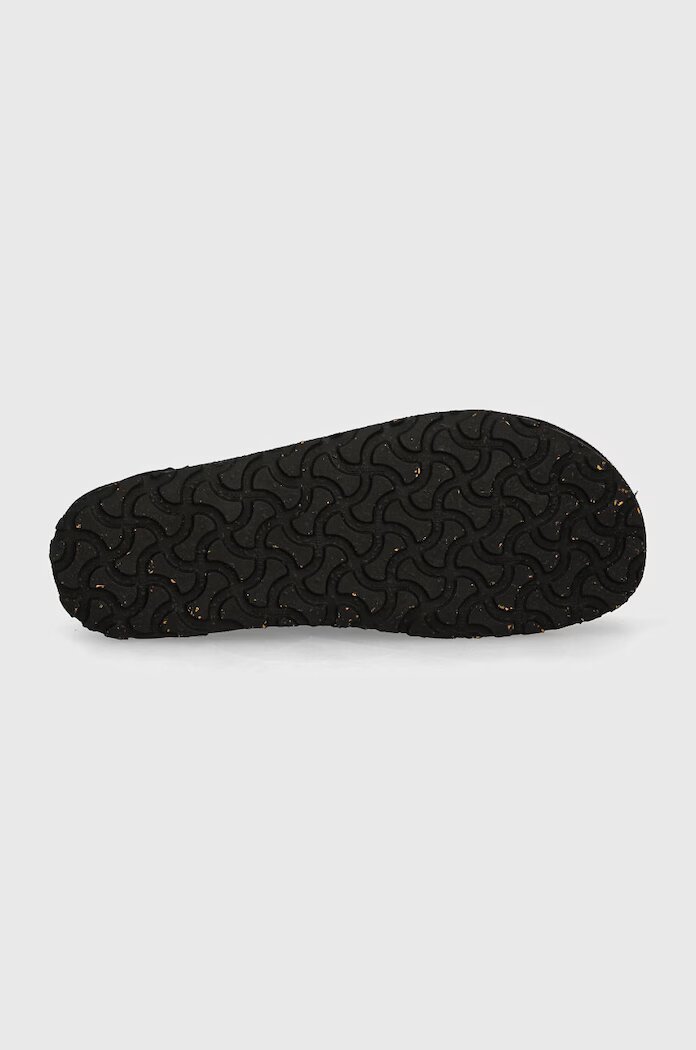 Birkenstock Половинки обувки от велур Utti Lace в черно 1028597