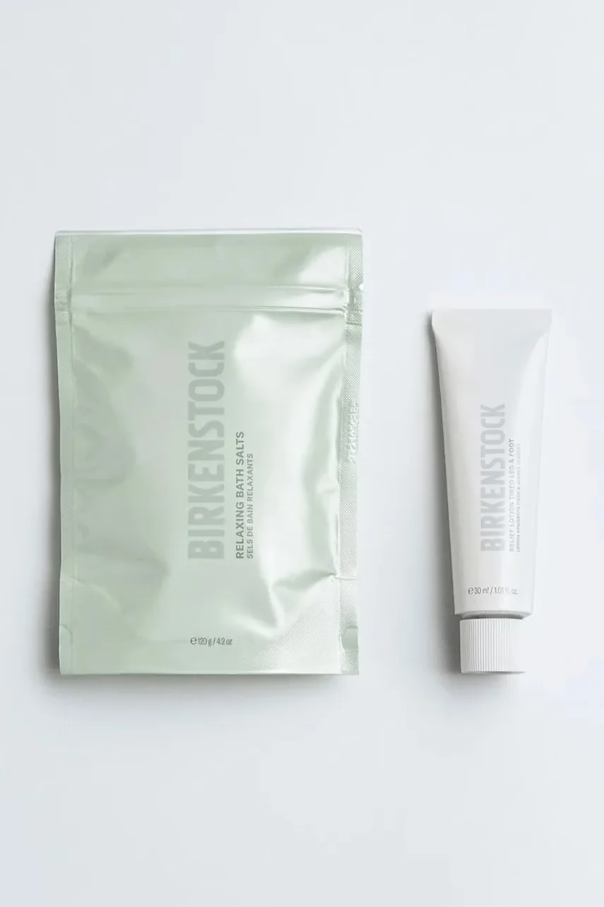 Birkenstock Релаксираща сол и освежаващ балсам за крака Foot Care Essentials 120 g + 30 ml