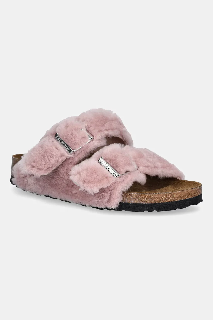 Birkenstock Вълнени пантофи Arizona Shearling Upper
