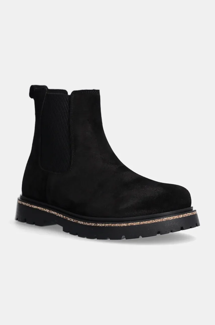 Birkenstock Велурени боти челси Highwood Slip On Mid