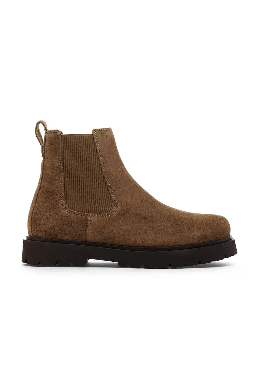 Birkenstock Велурени боти челси Highwood Slip On Mid M