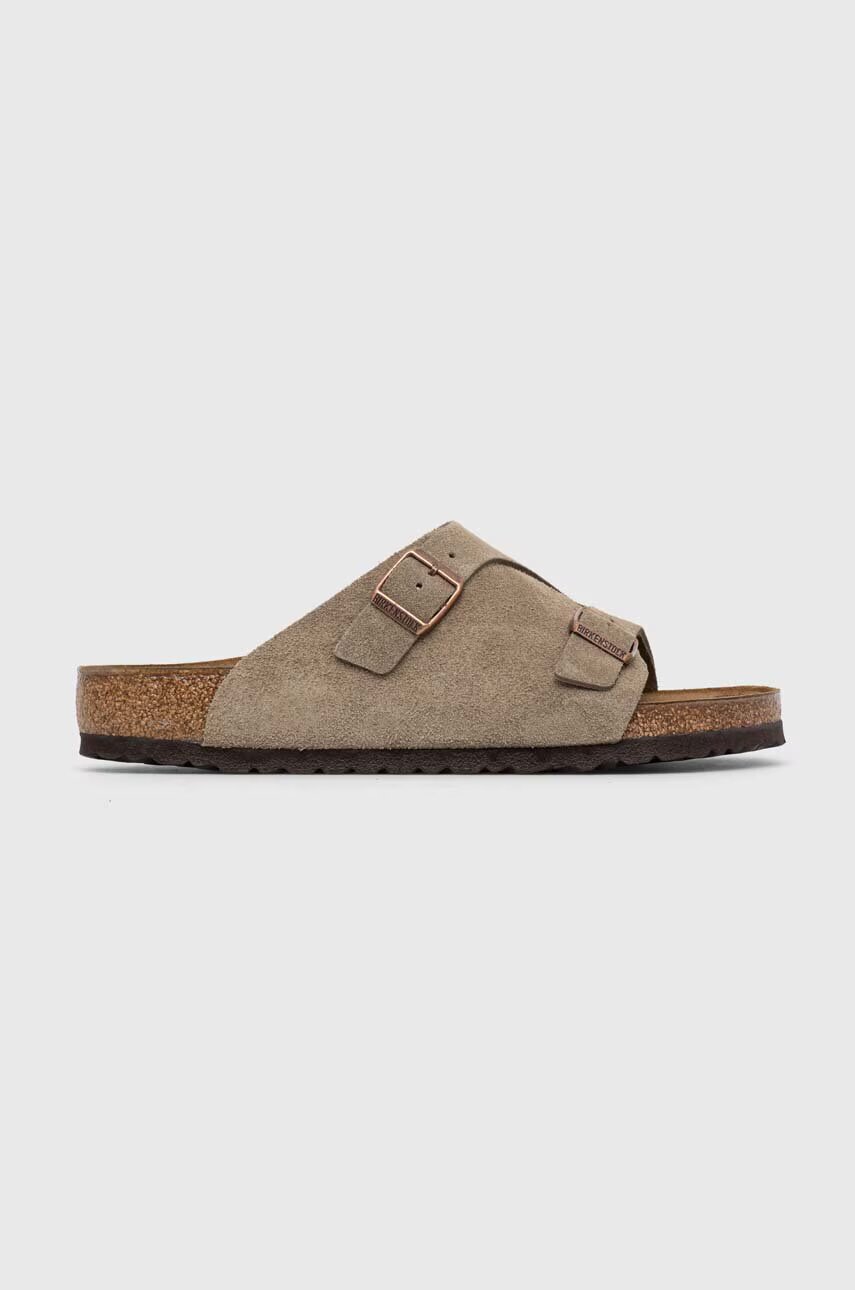 Birkenstock Велурени чехли