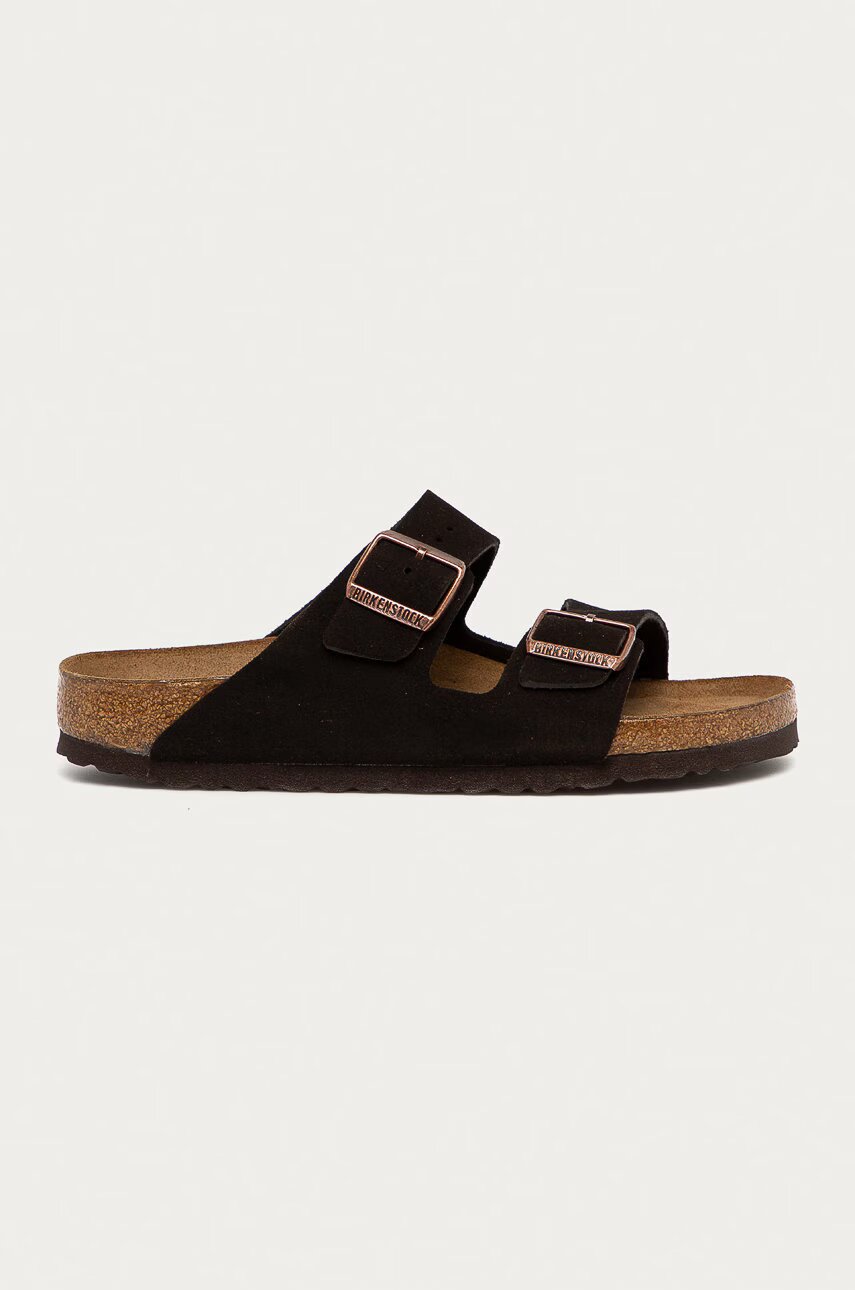 Birkenstock Велурени чехли Arizona