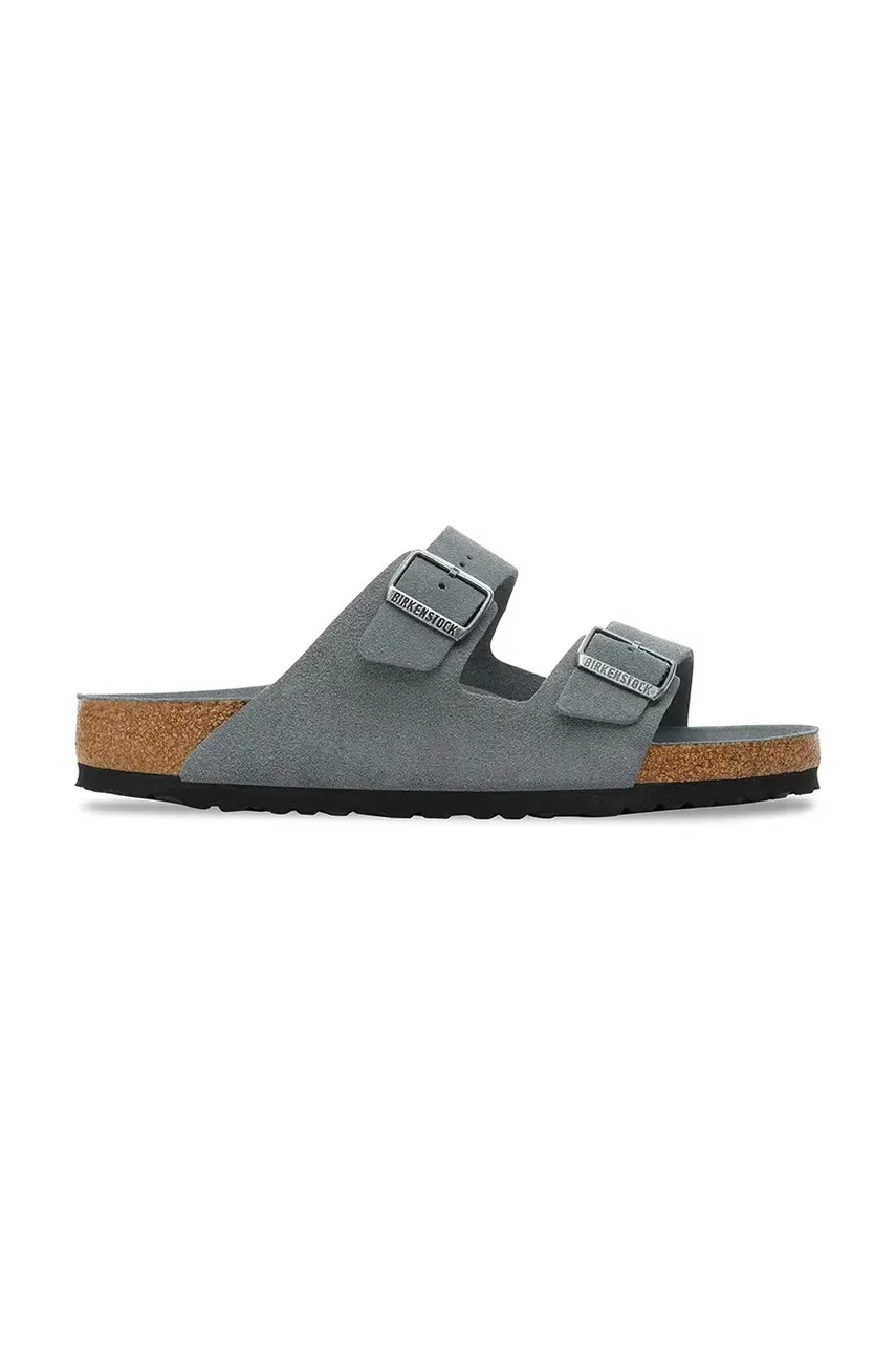 Birkenstock Велурени чехли Arizona