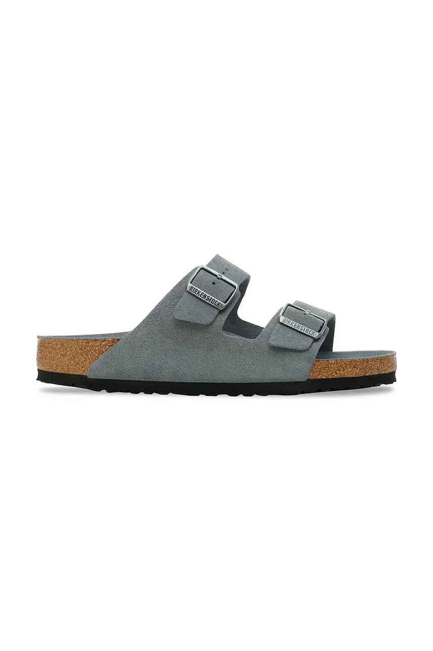 Birkenstock Велурени чехли Arizona