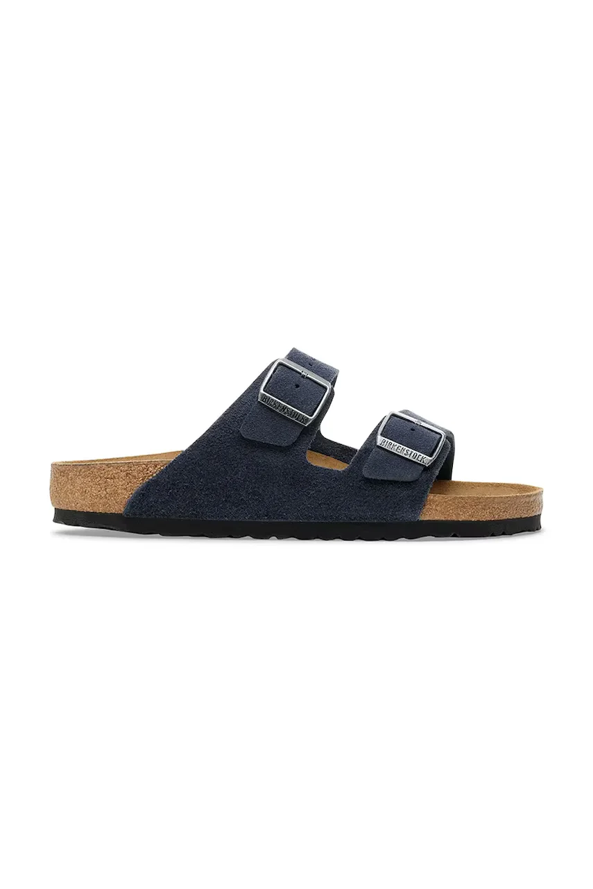 Birkenstock Велурени чехли Arizona