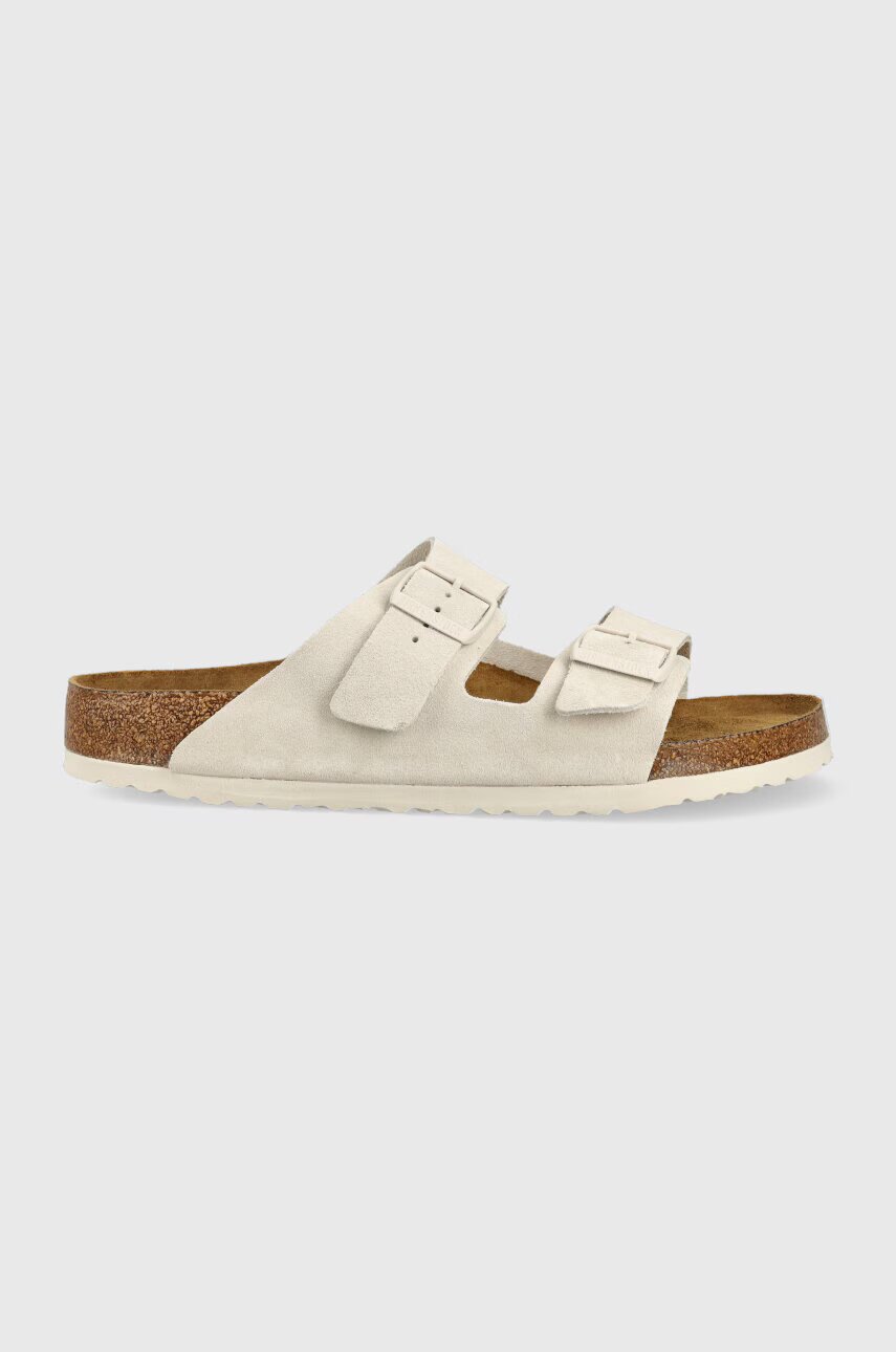 Birkenstock Велурени чехли Arizona