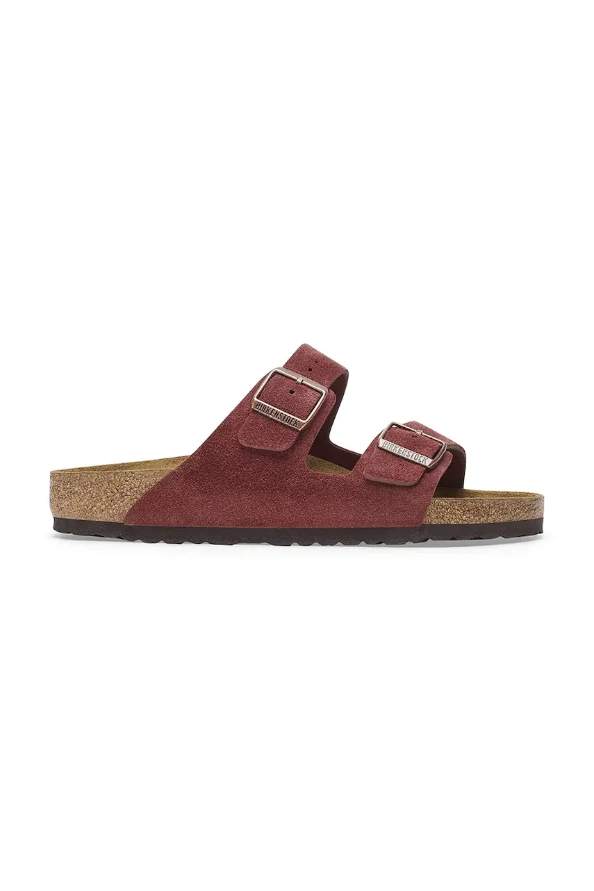 Birkenstock Велурени чехли Arizona