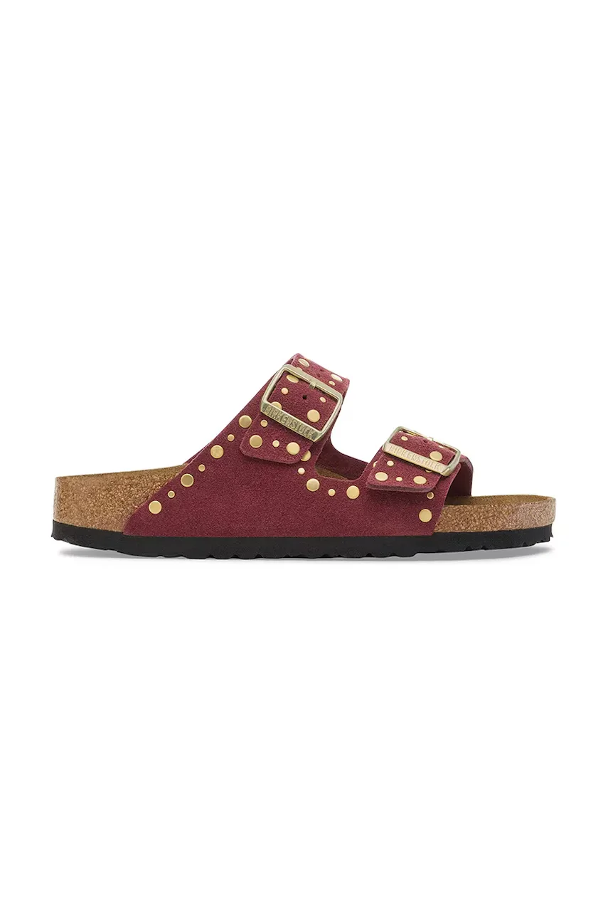 Birkenstock Велурени чехли Arizona Rivet