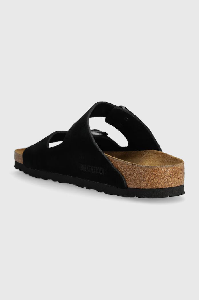 Birkenstock Велурени чехли Arizona в черно 1027164