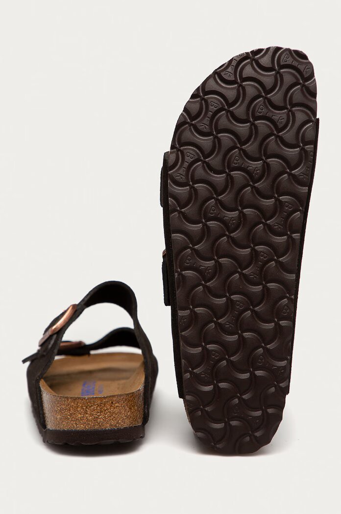 Birkenstock Велурени чехли Arizona в кафяво 951313